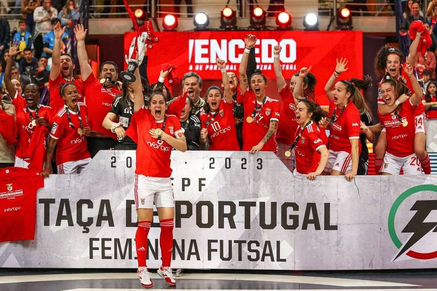 Benfica conquistou sétima Taça de Portugal em futsal feminino