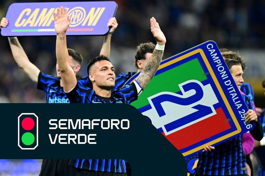 L'Inter festeggia il 21esimo Scudetto