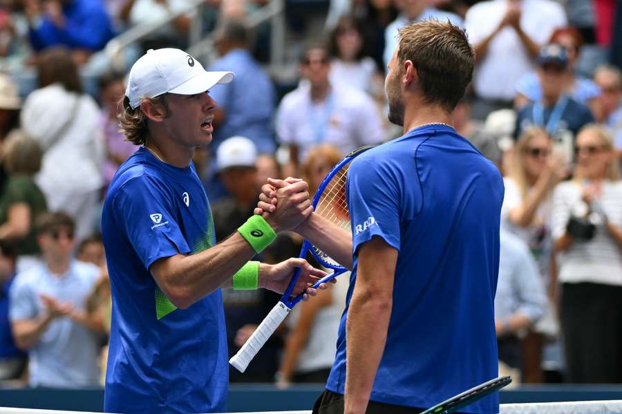 De Minaur et Riedi ce lundi.