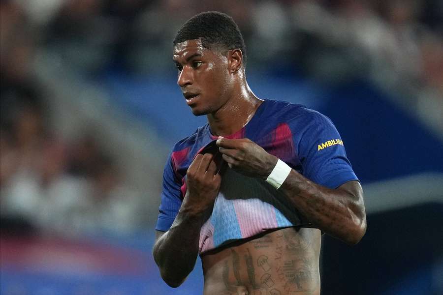 Rashford im Barcelona-Trikot Rashford im Barcelona-Trikot