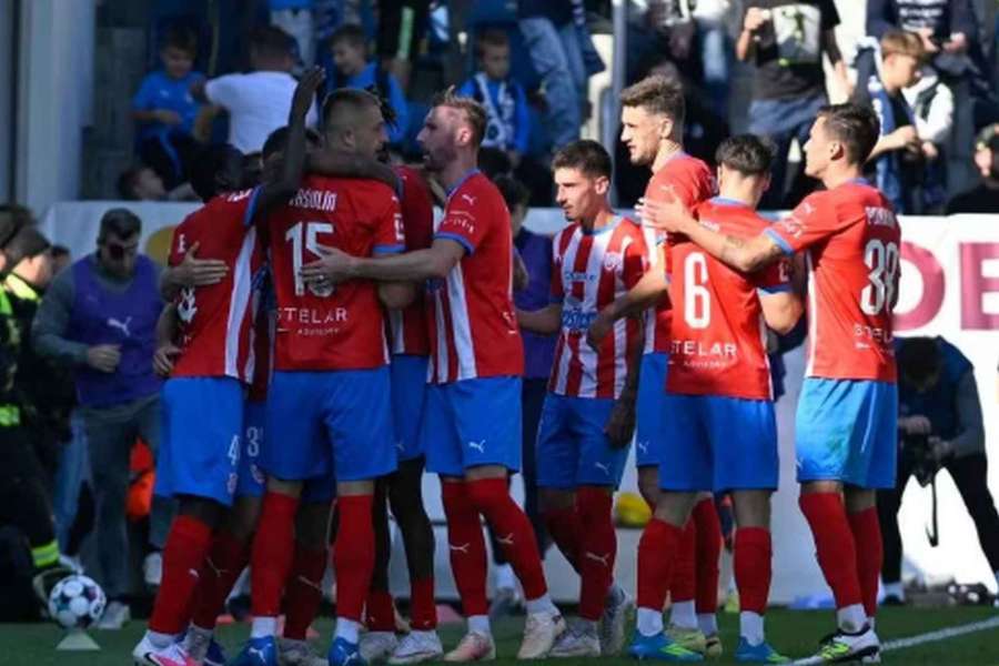 Radost v podání Zbrojovky Brno. Radost v podání Zbrojovky Brno.