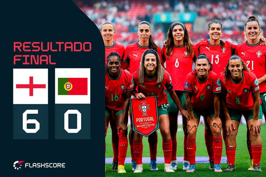 Portugal goleado pela Inglaterra