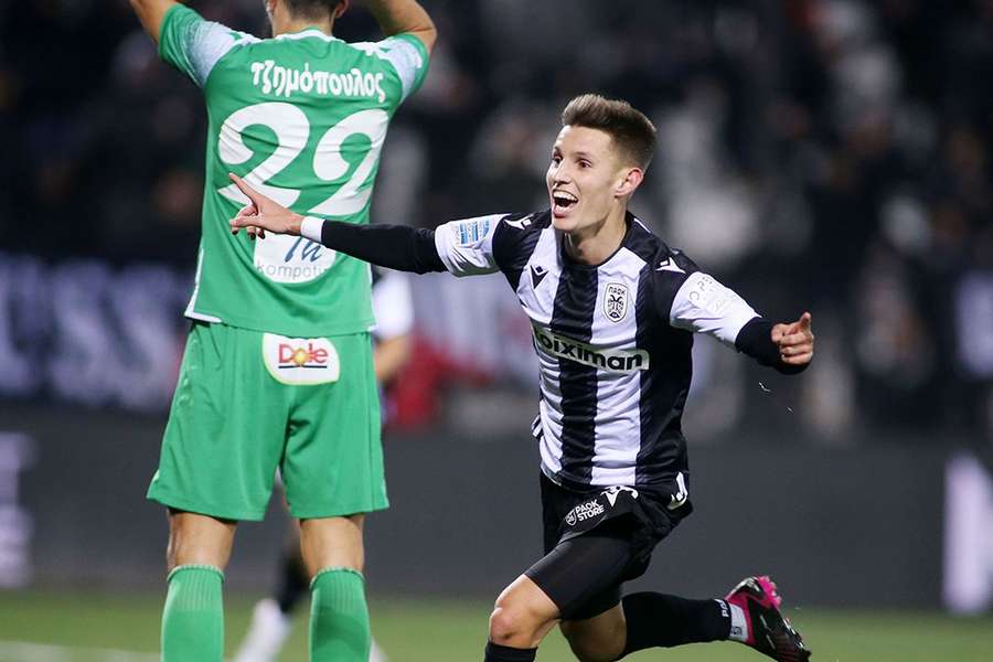 Tiago Dantas bisou e já leva quatro golos pelo PAOK