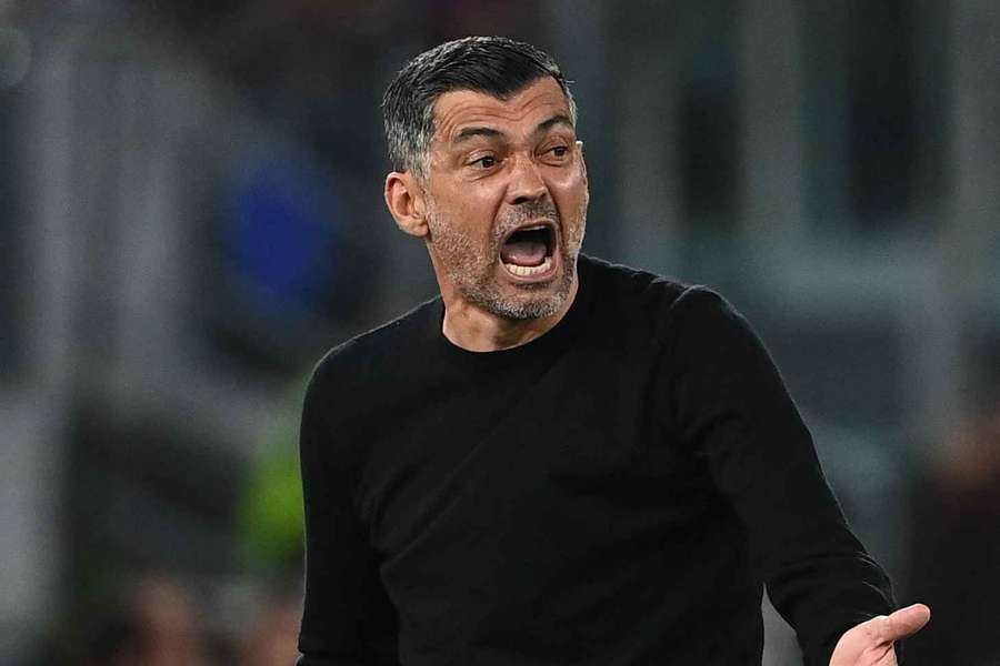 Sergio Conceicao reacts during the Italian Cup (Coppa Italia) final against Bologna earlier this month Sergio Conceicao reacts during the Italian Cup (Coppa Italia) final against Bologna earlier this month