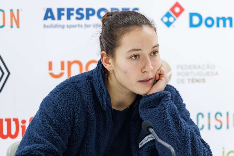 Matilde Jorge foi eliminada das meias-finais pela russa Alina Korneeva