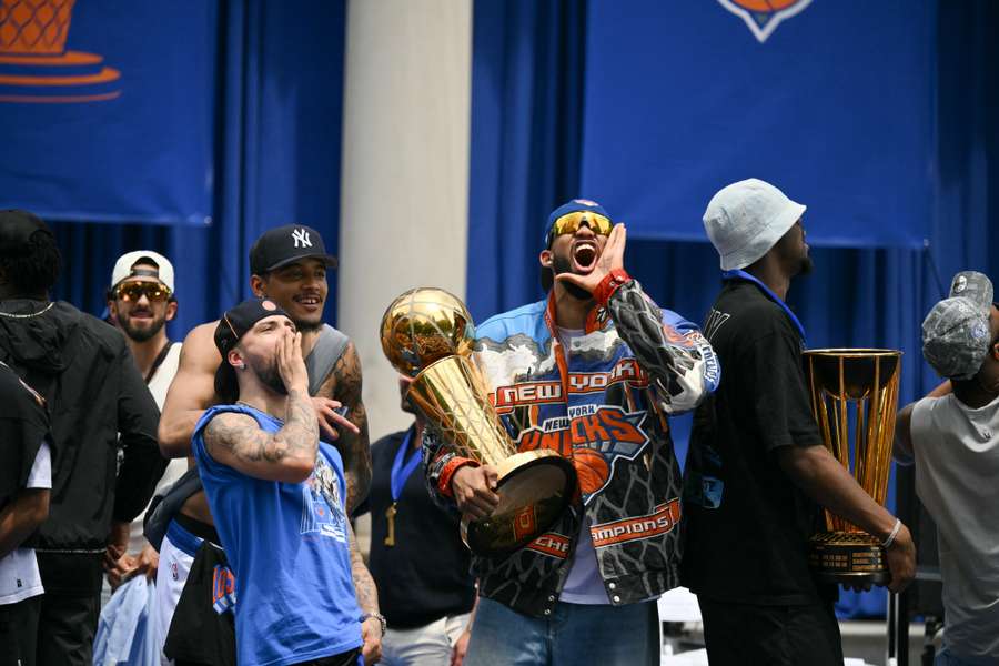 La mairie de New York a accueilli les champions NBA