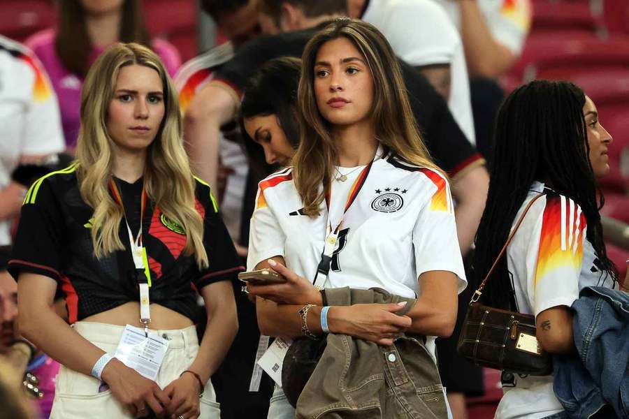 Sophia Havertz (rechts) bei der EM in Deutschland.