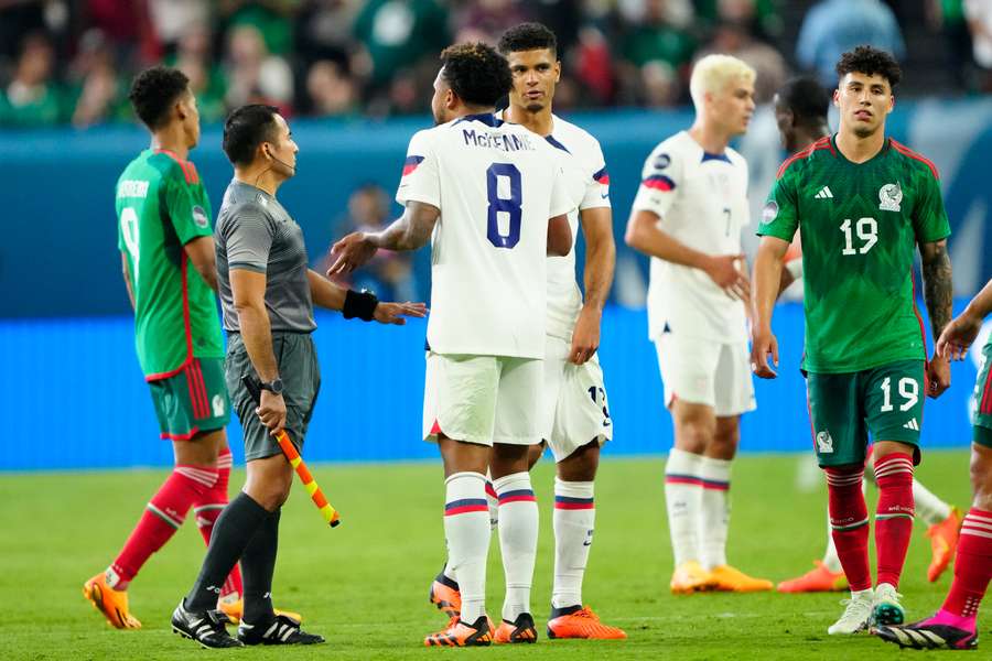 USA beat Mexico 3-0 during an ill-tempered Nations League semi-final on Thursday