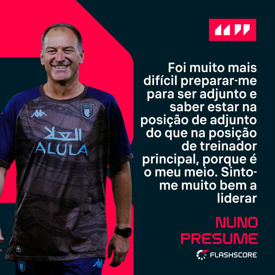 Nuno Presume foi adjunto do Al Ula Nuno Presume foi adjunto do Al Ula