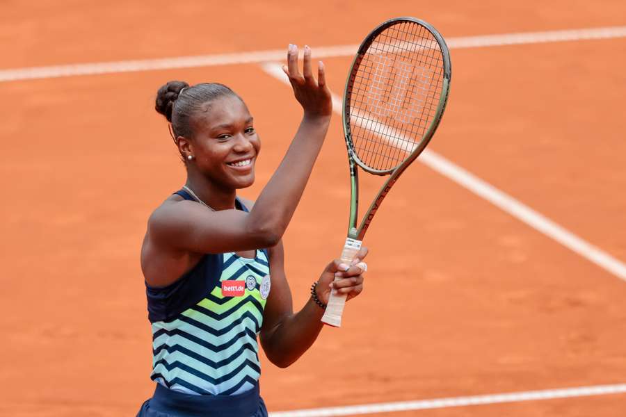 Qualifier Noma Noha Akugue has made the Hamburg final