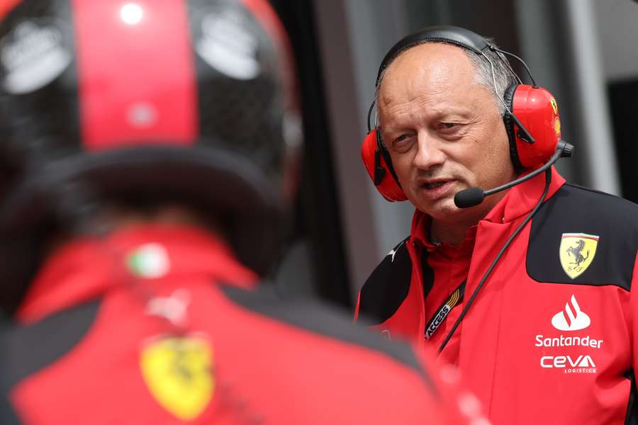 Fred Vasseur, chefe de equipa da Ferrari