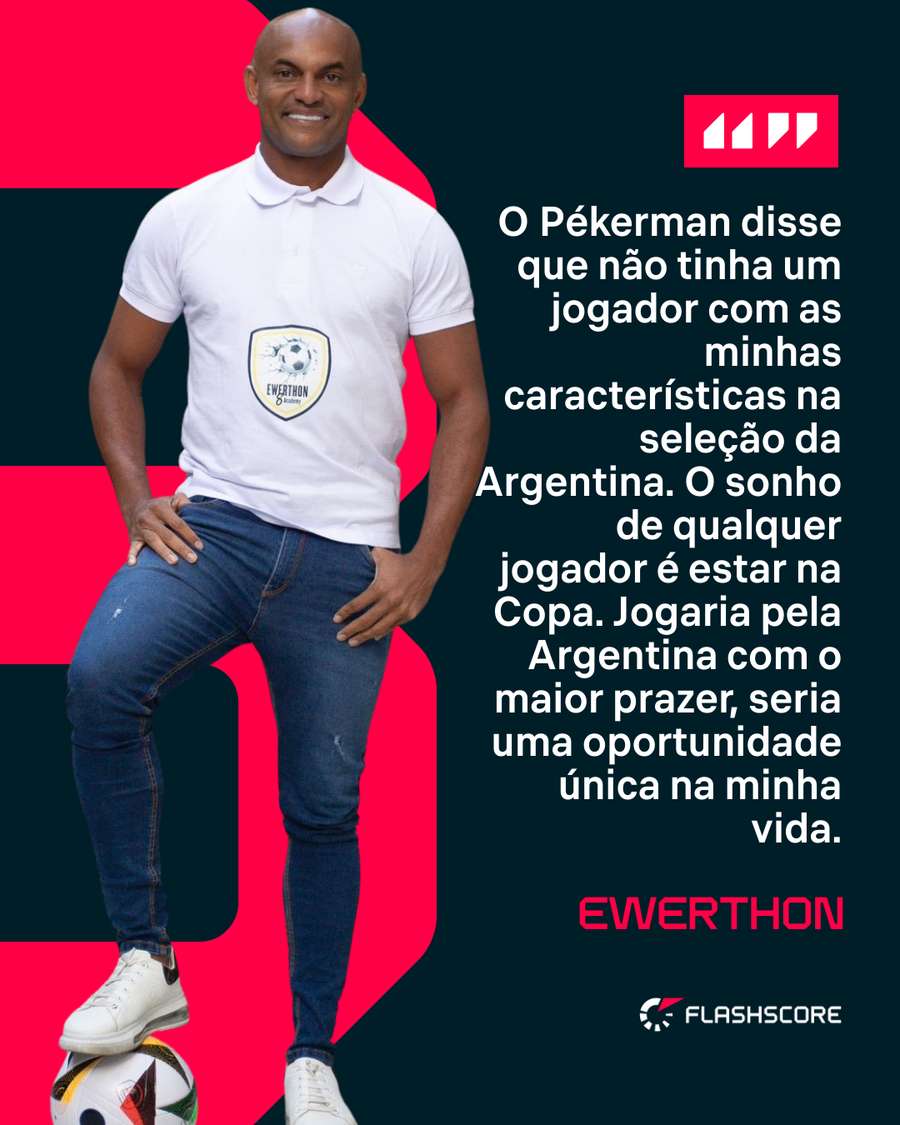 Ewerthon poderia ter tido caminho sem volta ao defender os hermanos