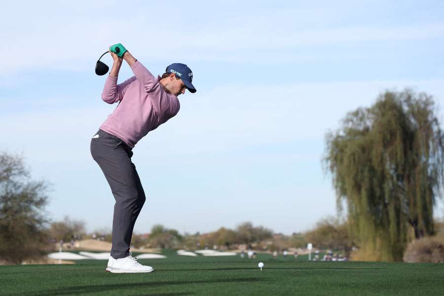 Detry in action at the Phoenix Open