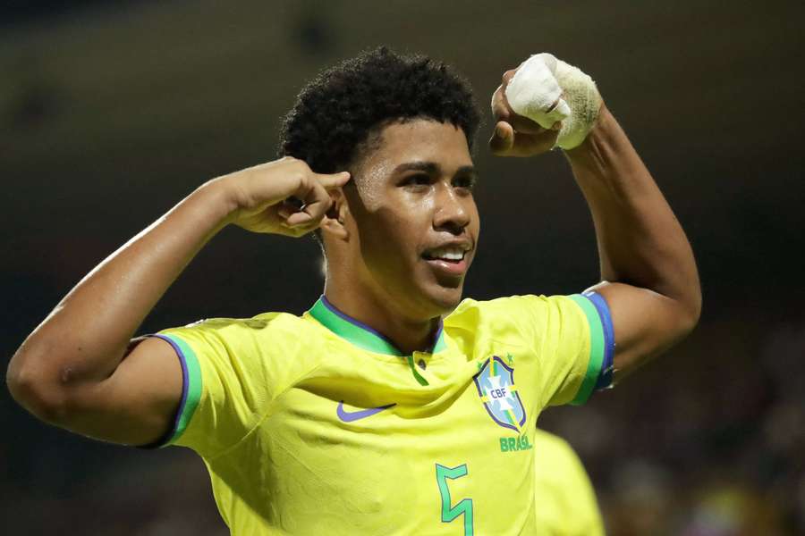 Andrey Santos, da Seleção Brasileira Sub-20