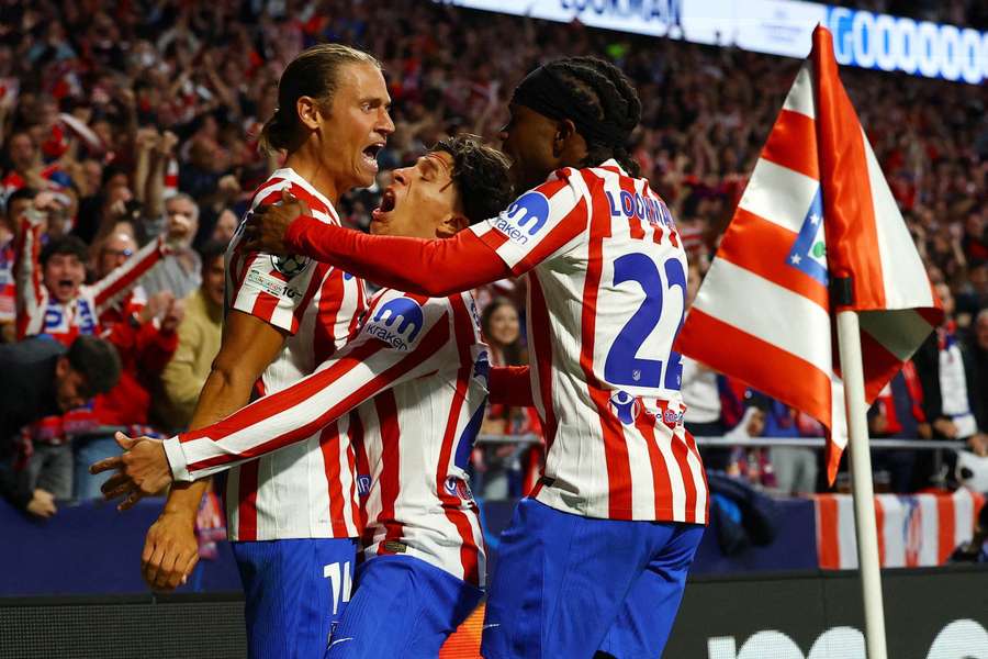 Lookman fez o gol que selou a classificação do Atlético de Madrid às semifinais 