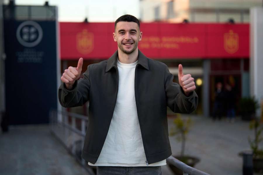 Joan García, a su llegada a Las Rozas