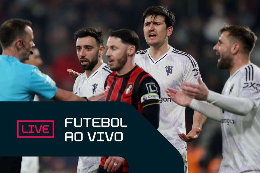 O Bournemouth recebe o United em seu acanhado estádio, pela Premier League