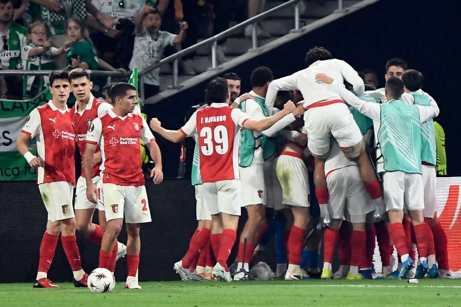 Sporting Braga made it back to the UEFA Europa League semi-finals after a 15-year absence.