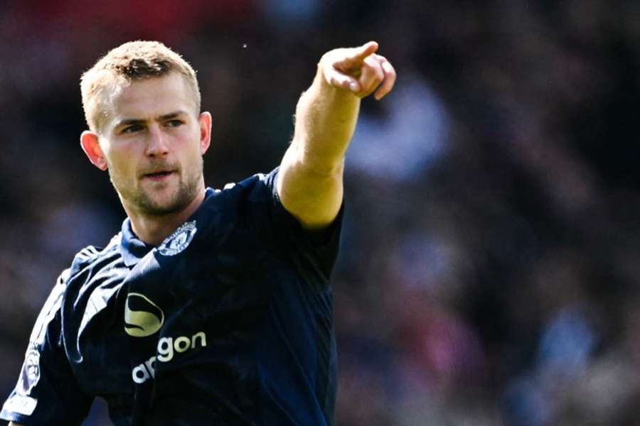 De Ligt erzielte sein erstes Tor für Manchester United.