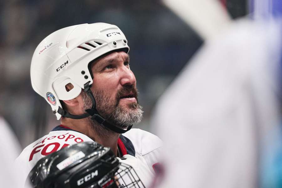 Alexander Ovechkin during the 2026 Ovi Cup final match in Mytishchi Alexander Ovechkin during the 2026 Ovi Cup final match in Mytishchi