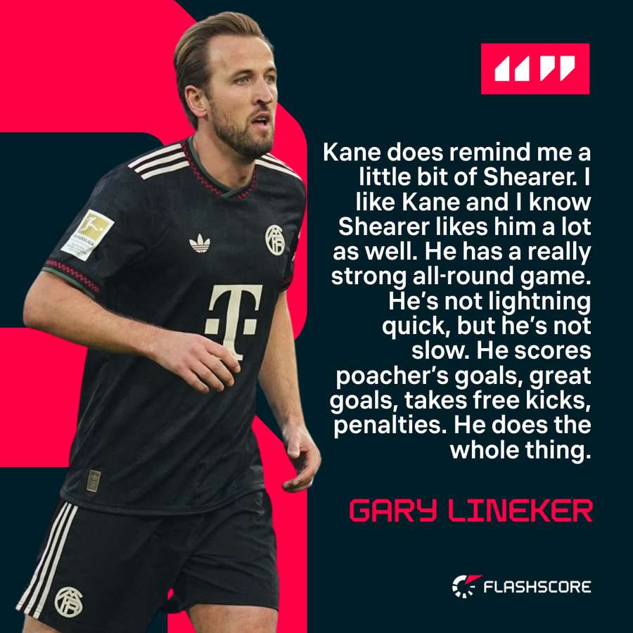 Gary Lineker on Harry Kane