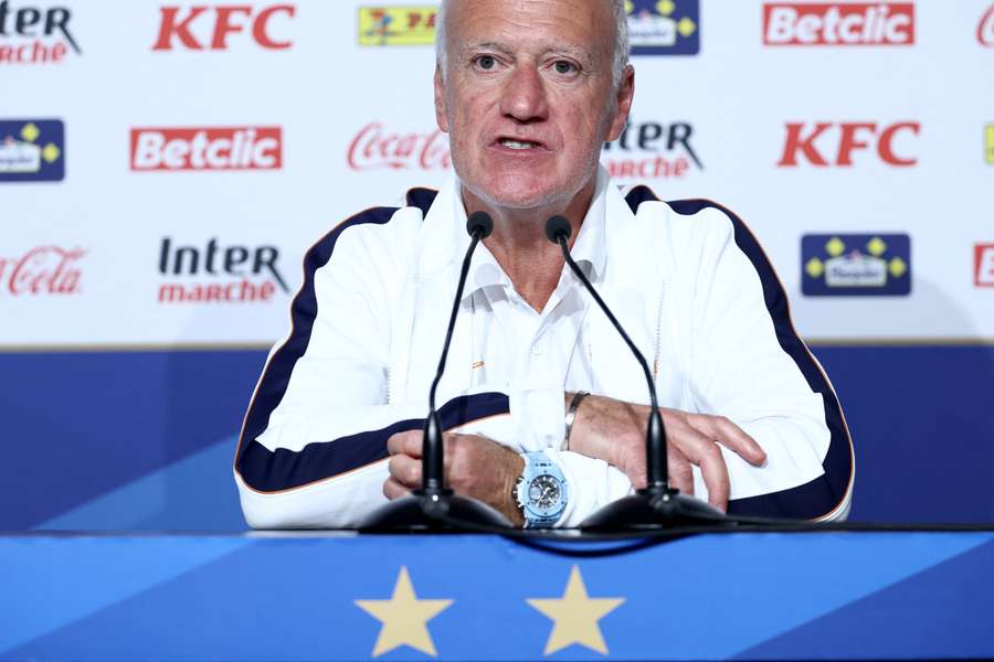 Deschamps face à la presse ce mercredi. Deschamps face à la presse ce mercredi.
