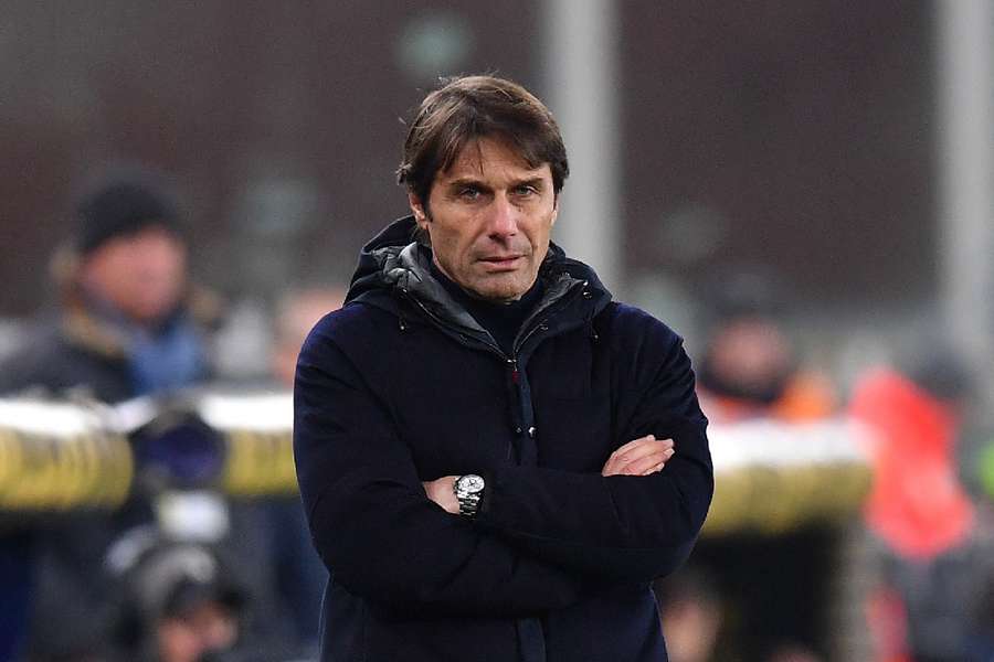 Conte looks on 
