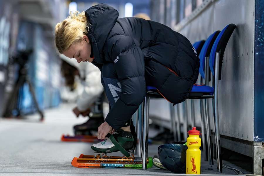 Xandra Velzeboer besteedde juist extra aandacht aan de start, maar tevergeefs