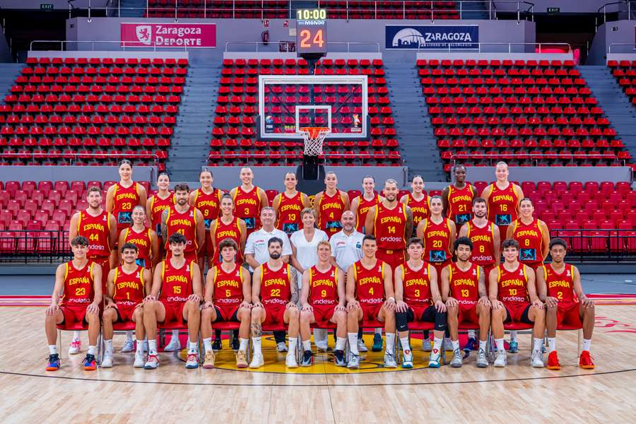 Las selecciones masculina y femenina, juntas en Zaragoza