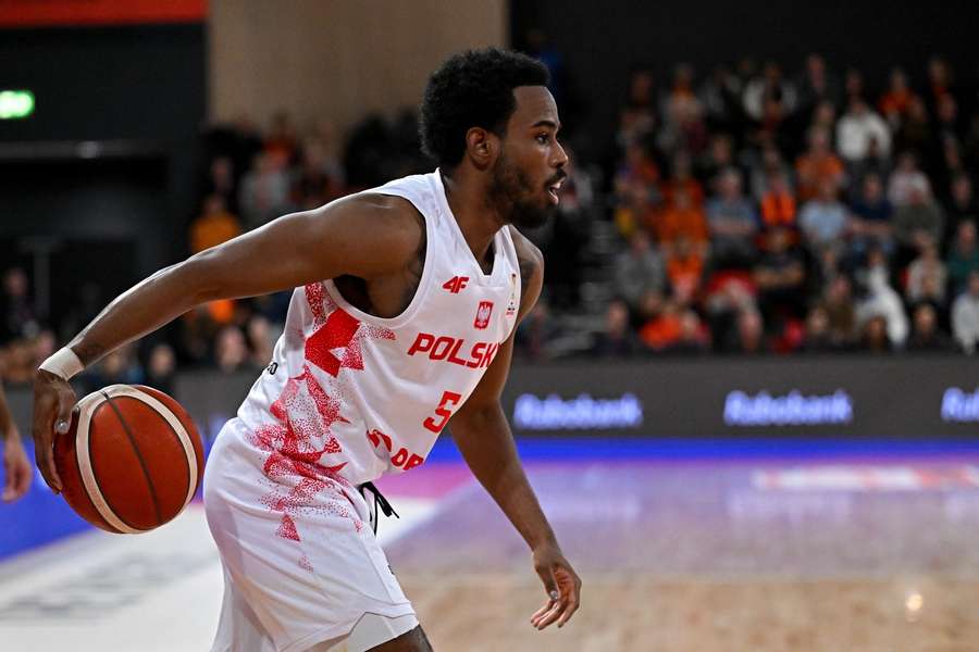 Jordan Lloyd, Jerrick Harding i Igor Milicić jr w kadrze reprezentacji Polski na Łotwę