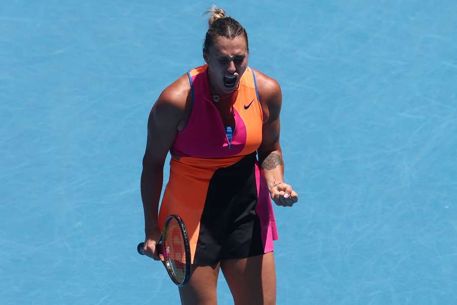 Top seed Aryna Sabalenka swept past Victoria Mboko and into the Australian Open quarter-finals