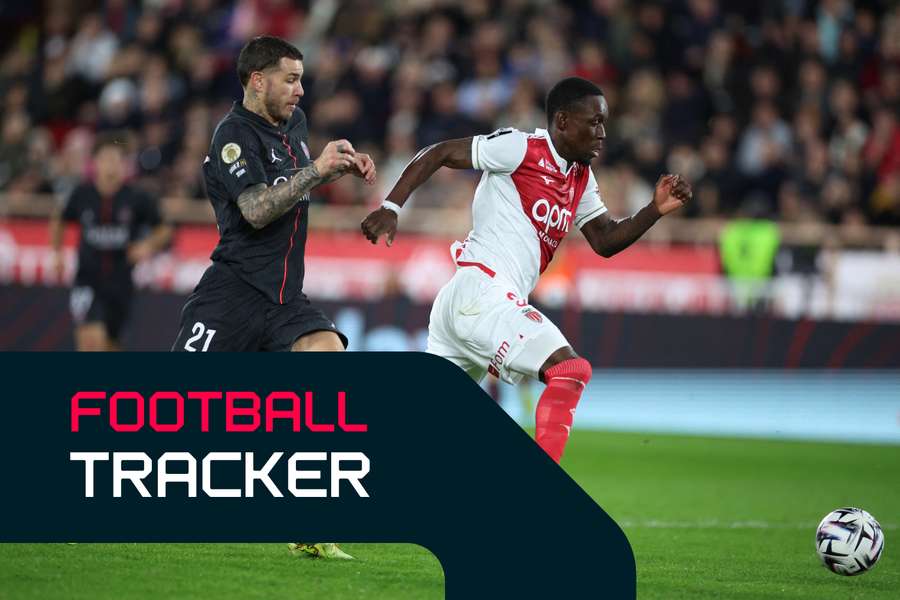 Balogun on the ball for AS Monaco Balogun on the ball for AS Monaco