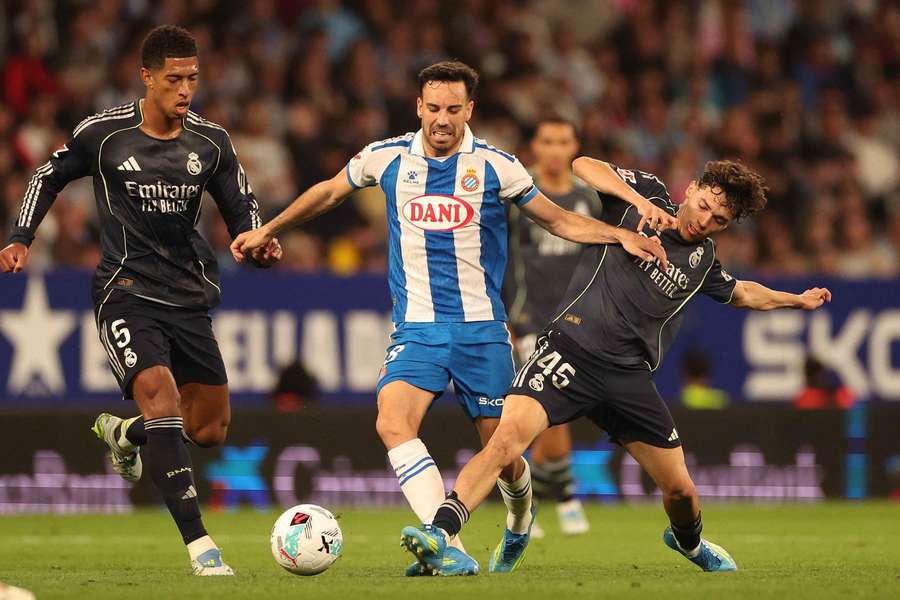 Una fase di Espanyol-Real Madrid Una fase di Espanyol-Real Madrid