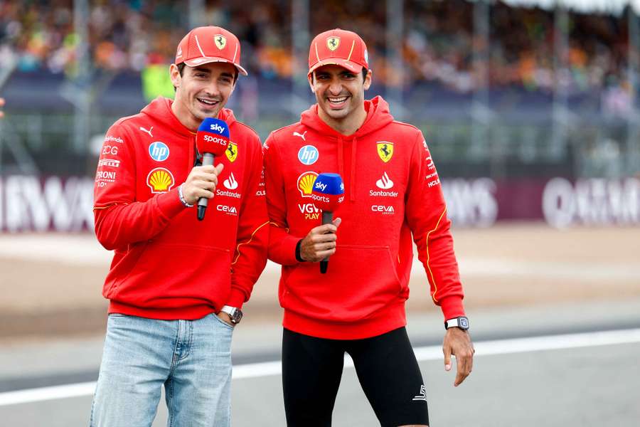 Charles Leclerc e Carlos Sainz