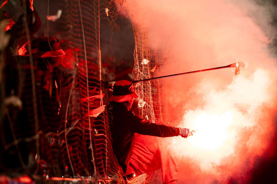 FCM-fans under kampen mod Viborg