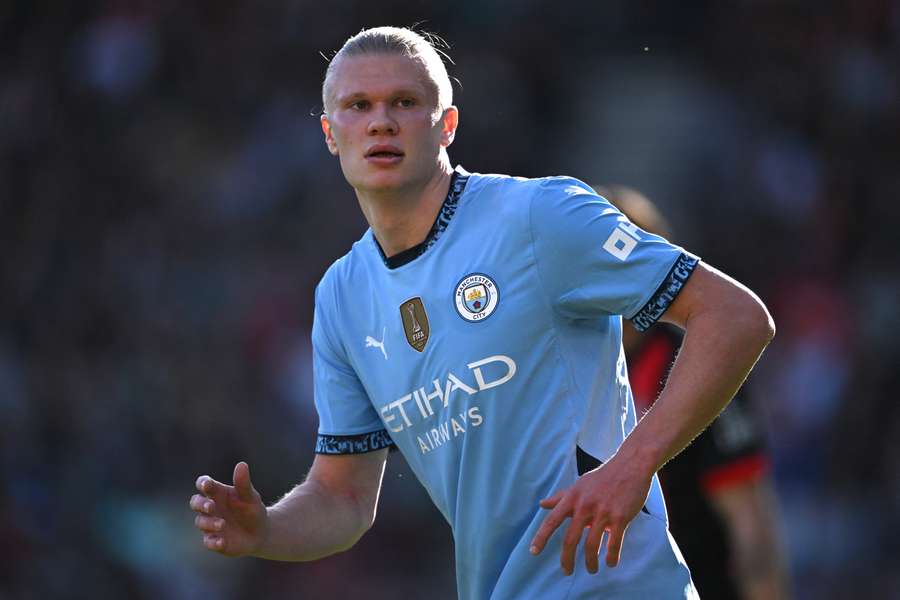 Manchester City striker Erling Haaland