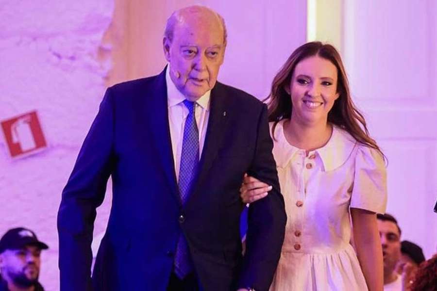 Jorge Nuno Pinto da Costa com a sua filha, Joana Pinto da Costa 