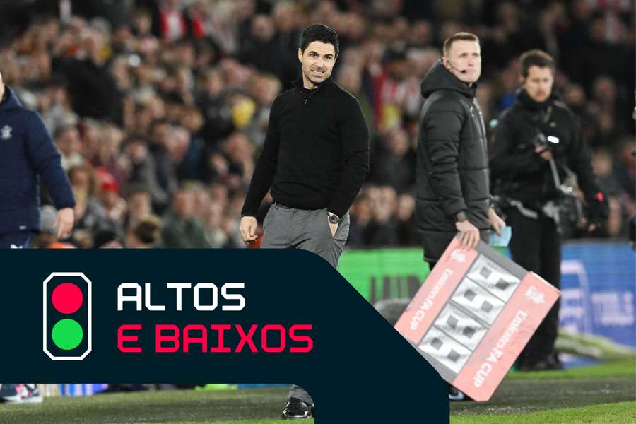 Mikel Arteta, treinador do Arsenal Mikel Arteta, treinador do Arsenal