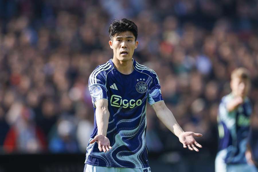 Tomiyasu in action for Ajax