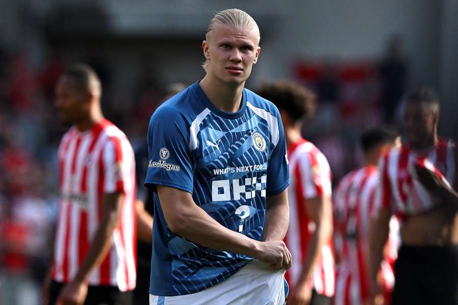 Manchester City striker Erling Haaland