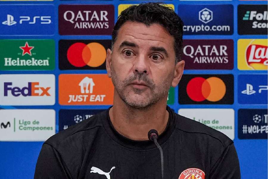 Míchel, entrenador del Girona