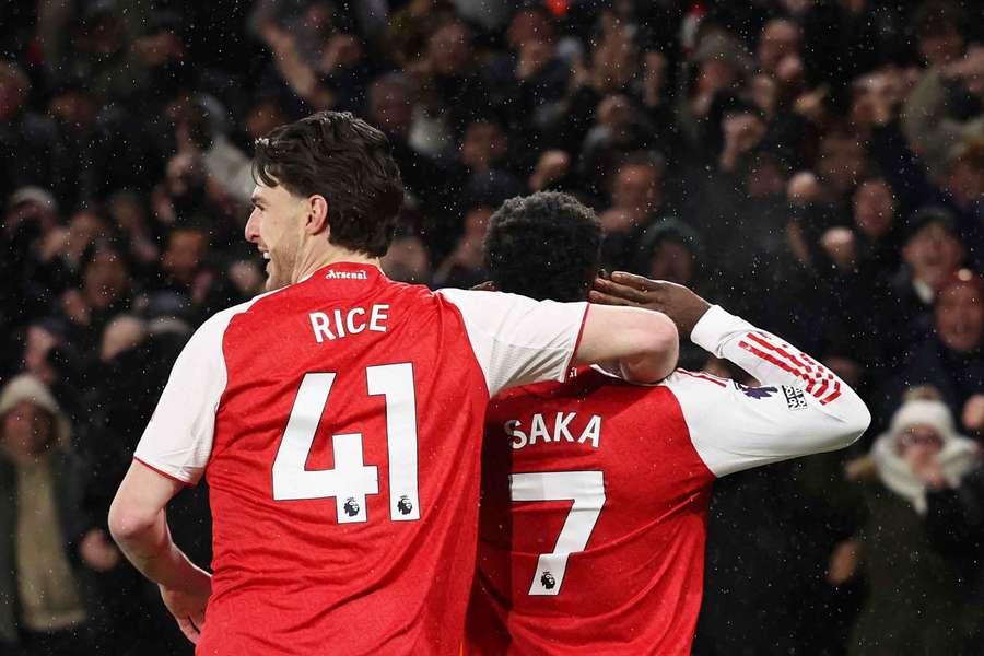 Rohy Arsenalu nejčastěji zahrává Declan Rice.