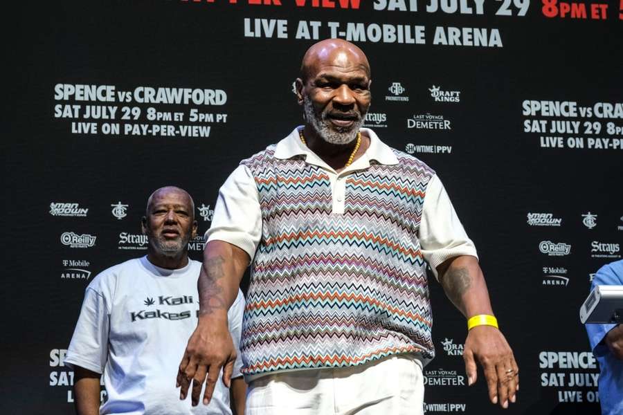 Mike Tyson, en Las Vegas 