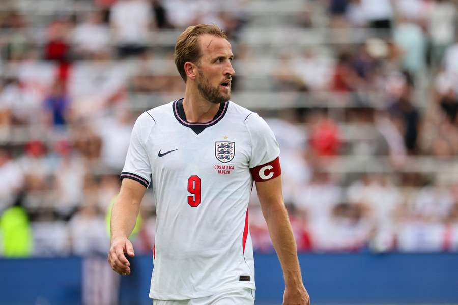 Harry Kane lors du match amical entre l'Angleterre et le Costa Rica à Orlando, le 10 juin 2026.