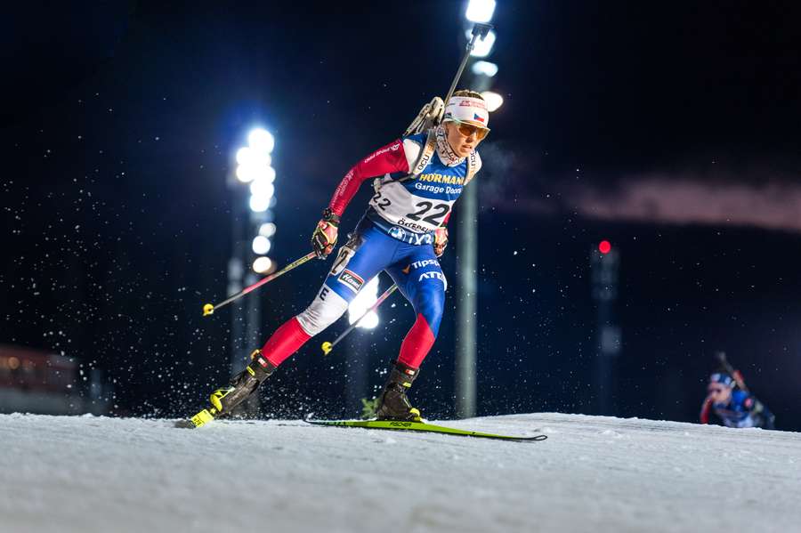 Voborníková byla z českých biatlonistek nejlepší.