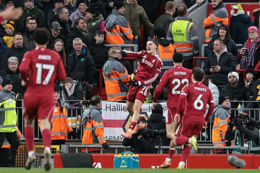 Wirtz delighted with first Liverpool goal: I knew it would happen