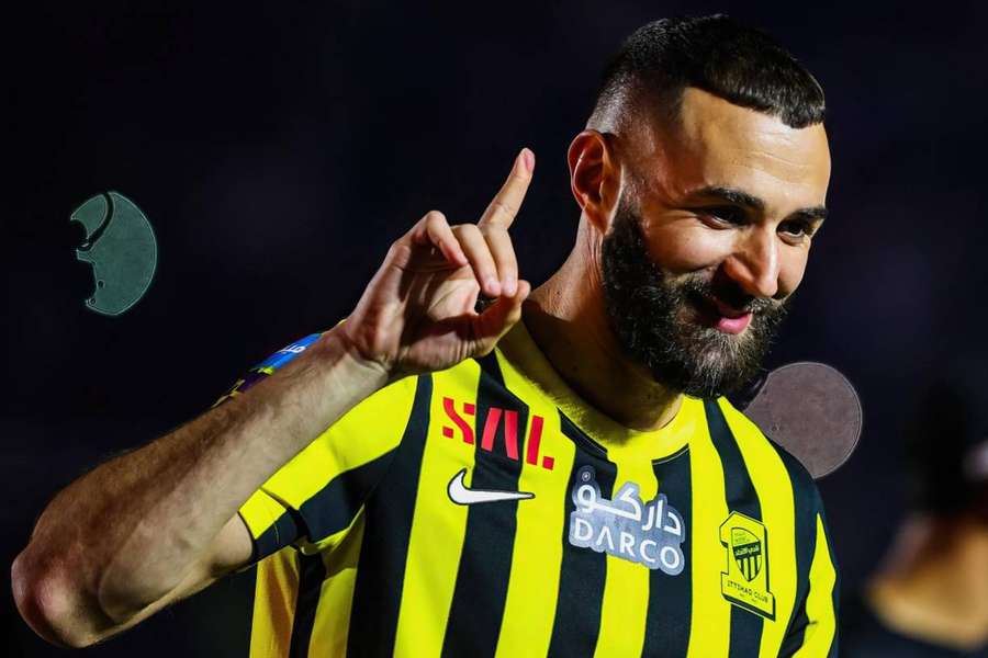 Karim Benzema was presented to Al-Ittihad fans in early June