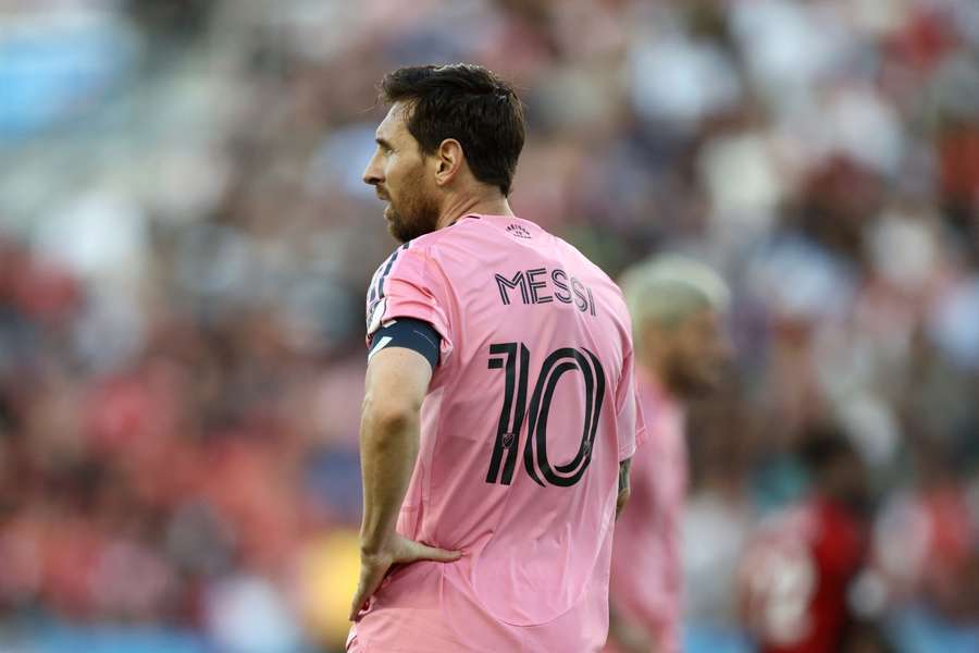 Messi com o Inter ao serviço do Inter