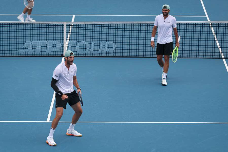 Bolelli e Vavassori in campo Bolelli e Vavassori in campo