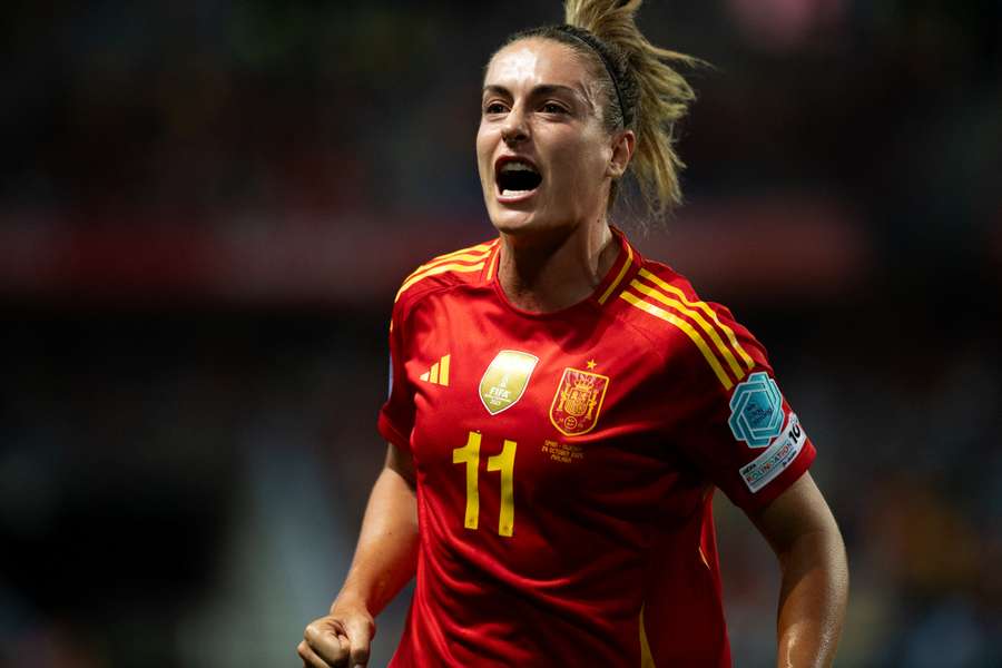 Alexia Putellas celebra uno de sus goles Alexia Putellas celebra uno de sus goles